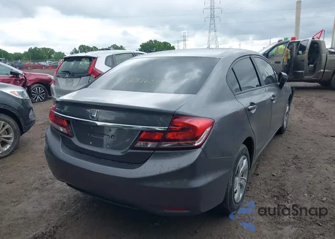 2015 Honda Civic Lx из США, поврежденный, VIN 19XFB2F57FE079766